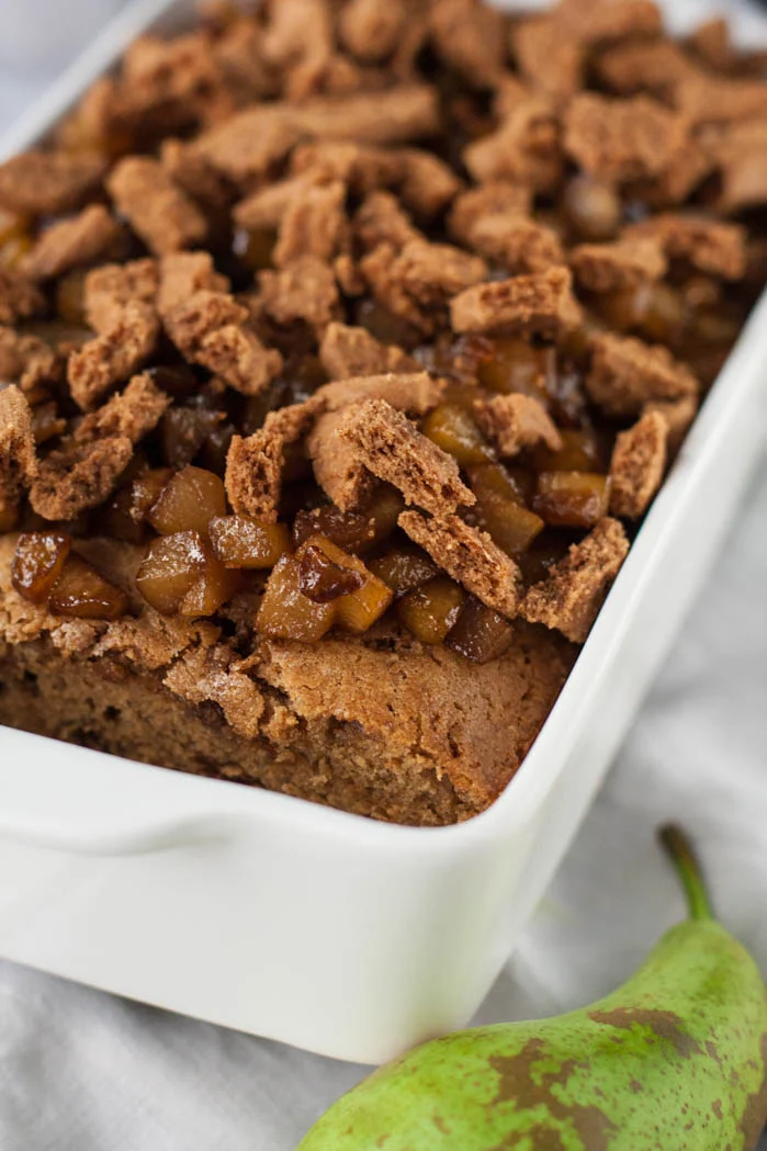Speculaascake met gekarameliseerde Peer 3 img_5531