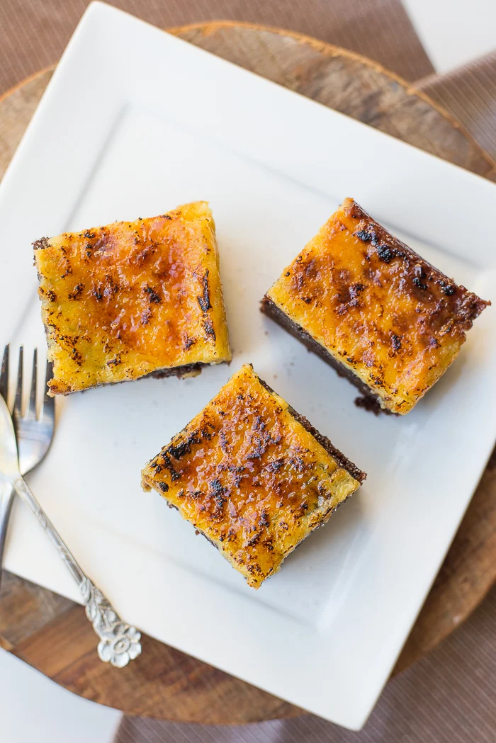 Crème Brûlée Brownies 1 Creme brulee brownies