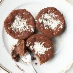 Mini chocoladecheesecakes van chocoladeletters