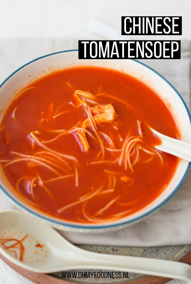 Zoete Chinese tomatensoep met appelmoes 2 zoete chinese tomatensoep