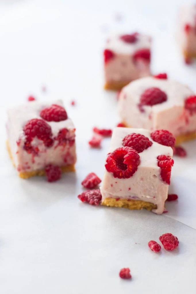 Witte Chocolade Frambozen Fudge taart 2 IMG 9172