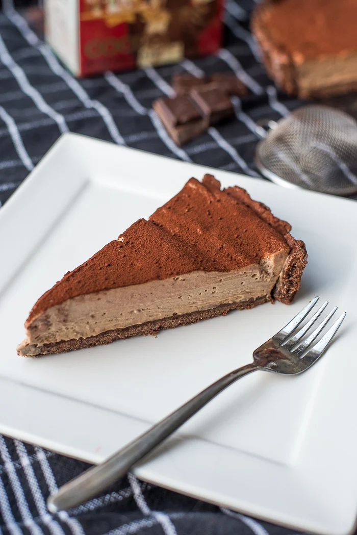 Brownietaart met chocolademousse 2 Brownietaart met chocolademousse