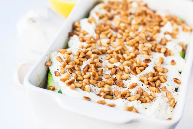 Groentelasagne met courgette, aubergine en ricotta 3 Groentelasagne met courgette