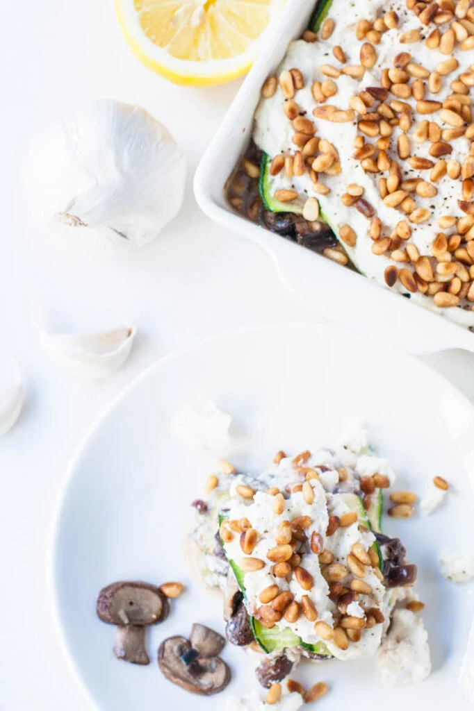 Groentelasagne met courgette, aubergine en ricotta 1 lasagne met courgette aubergine en ricotta