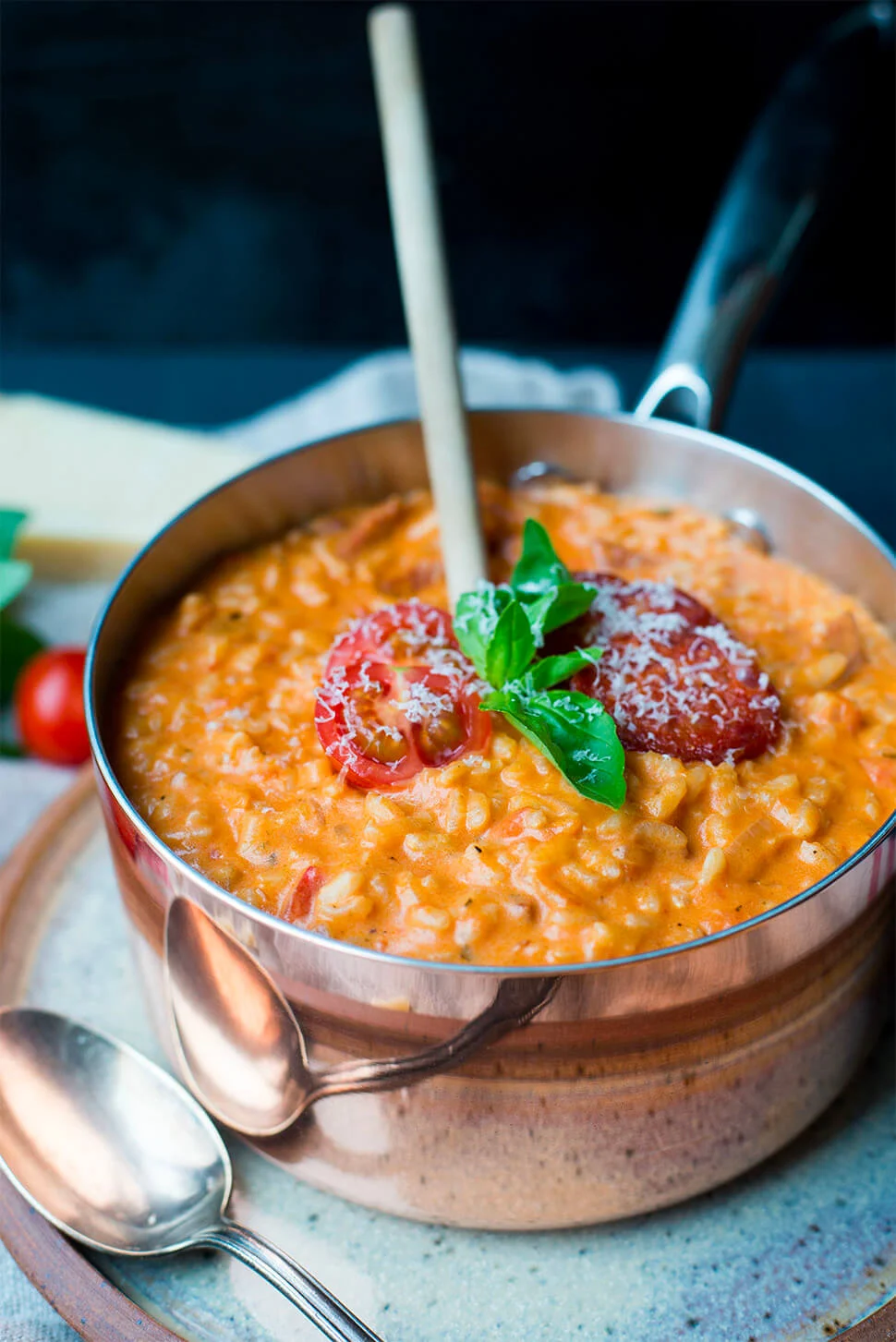 Tomatenrisotto met chorizo 2 tomatenrisotto