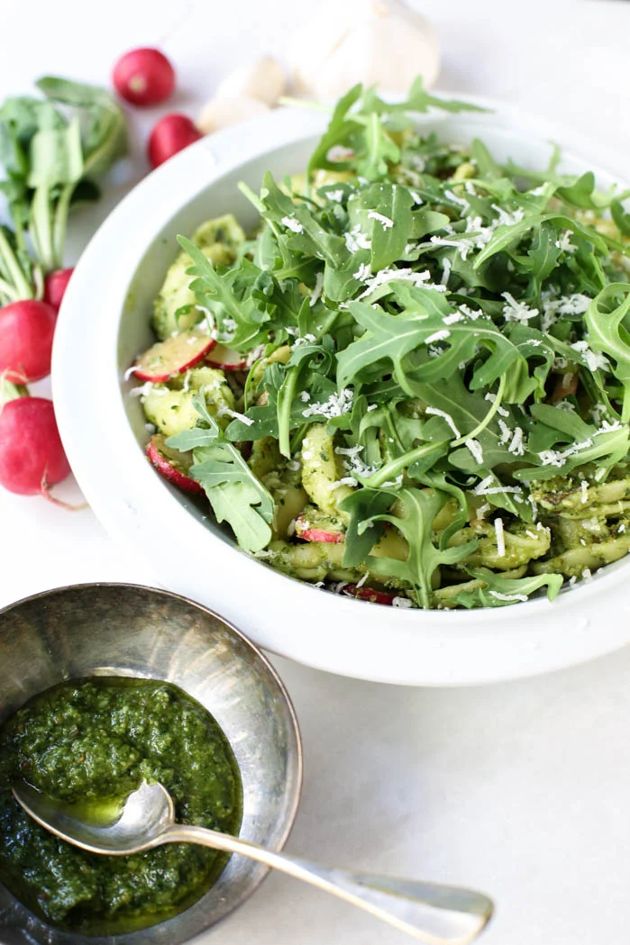 Pasta Pesto Parmezaan van Oficina in Brussel 2 PastaPestoParmezaanvanOficinaBrussel