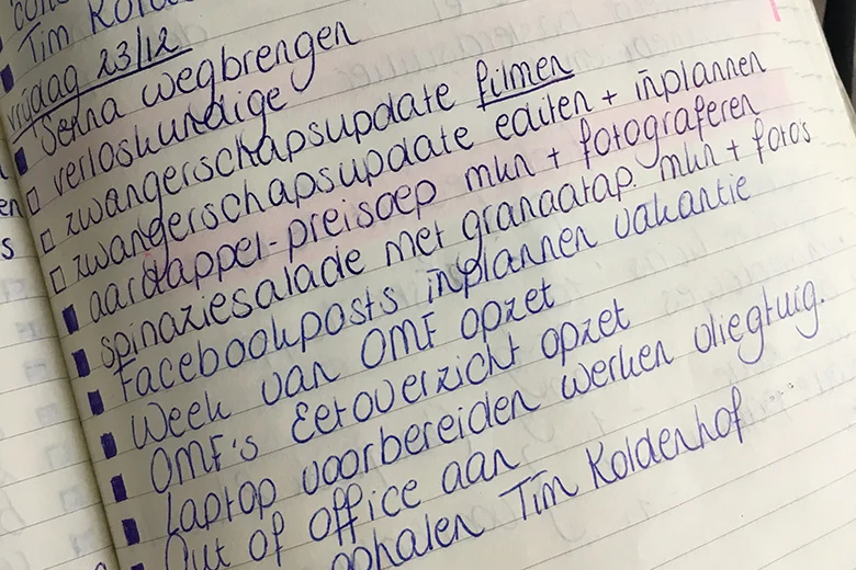 Achter de schermen: mijn planningstips