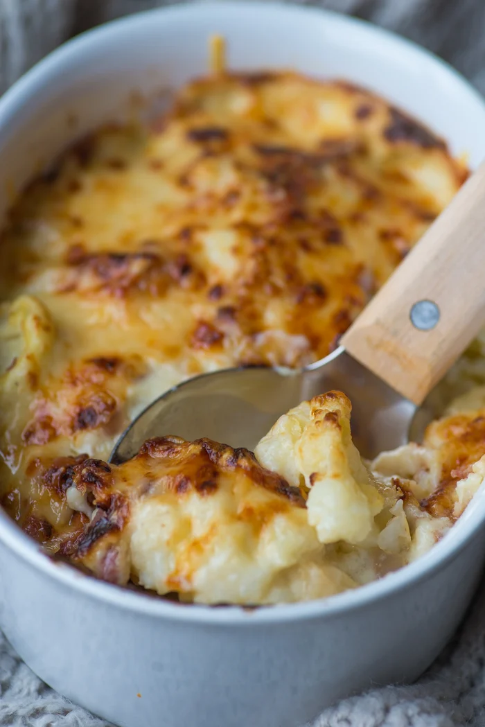 Bloemkoolgratin met bacon 1 Bloemkoolgratin met bacon
