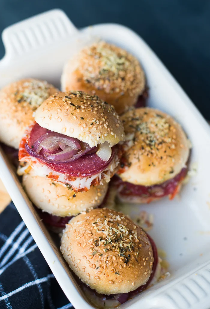 Pizzasliders uit de oven 2 Pizzasliders