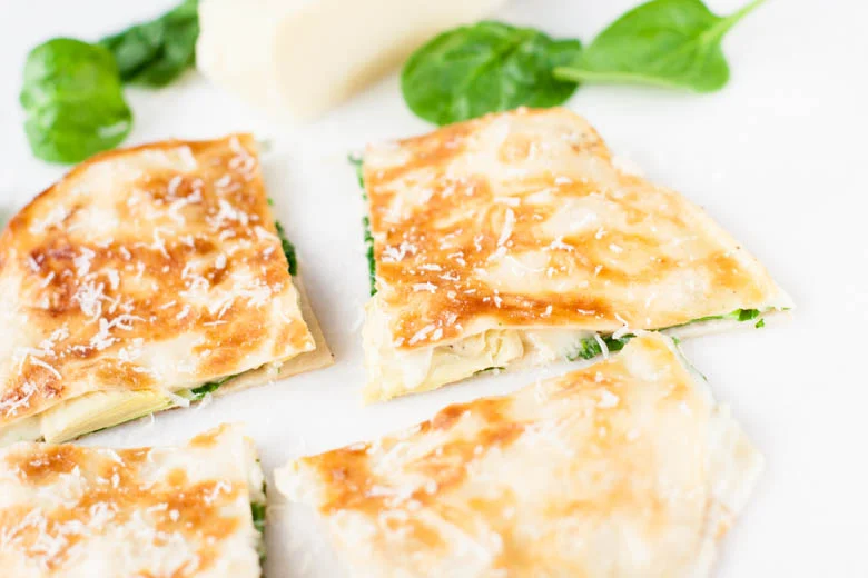 Quesadilla's met artisjokharten en pecorino 19 IMG 0331