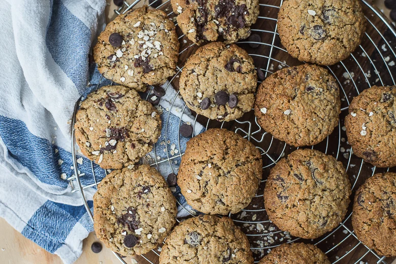 Haverkoeken met chocolade 10 Haverkoeken met chocolade