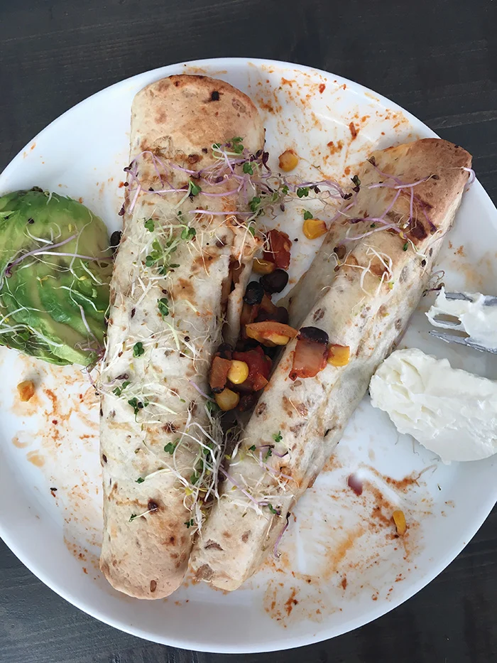 Sab's Eetoverzicht week 22/2017 4 enchiladas