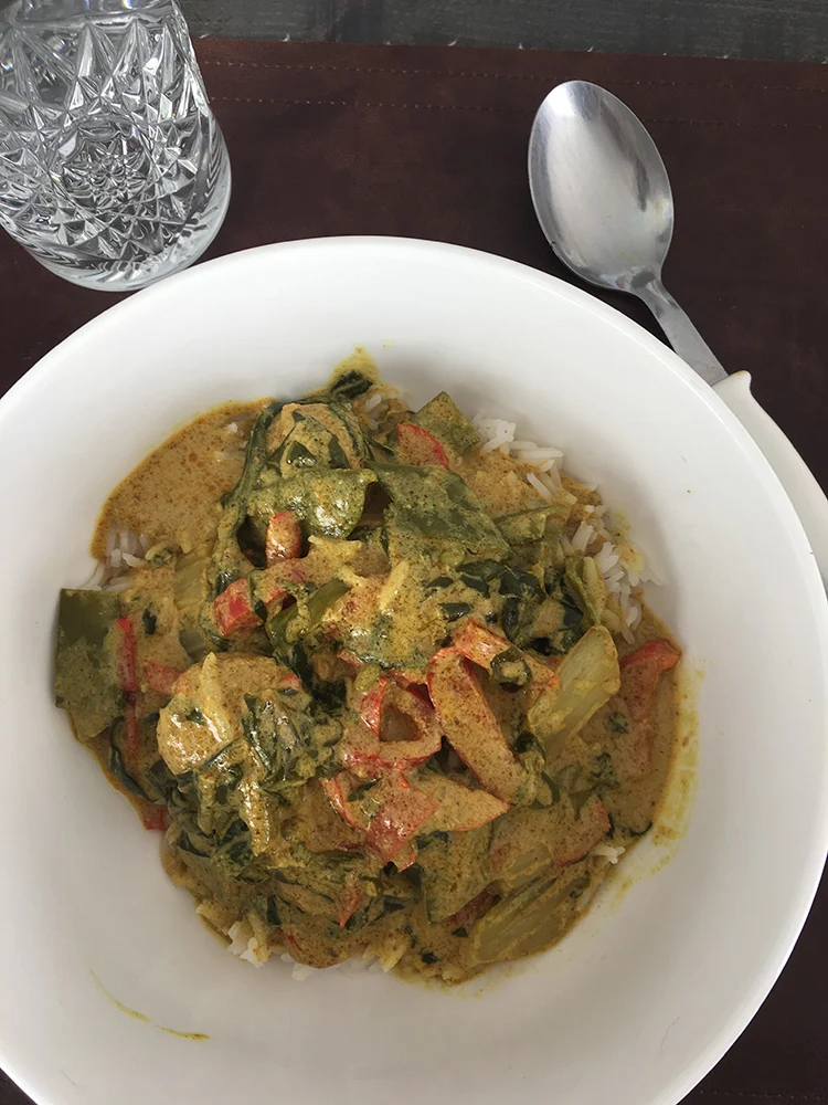 Sab's Eetoverzicht week 24/2017 4 gele curry