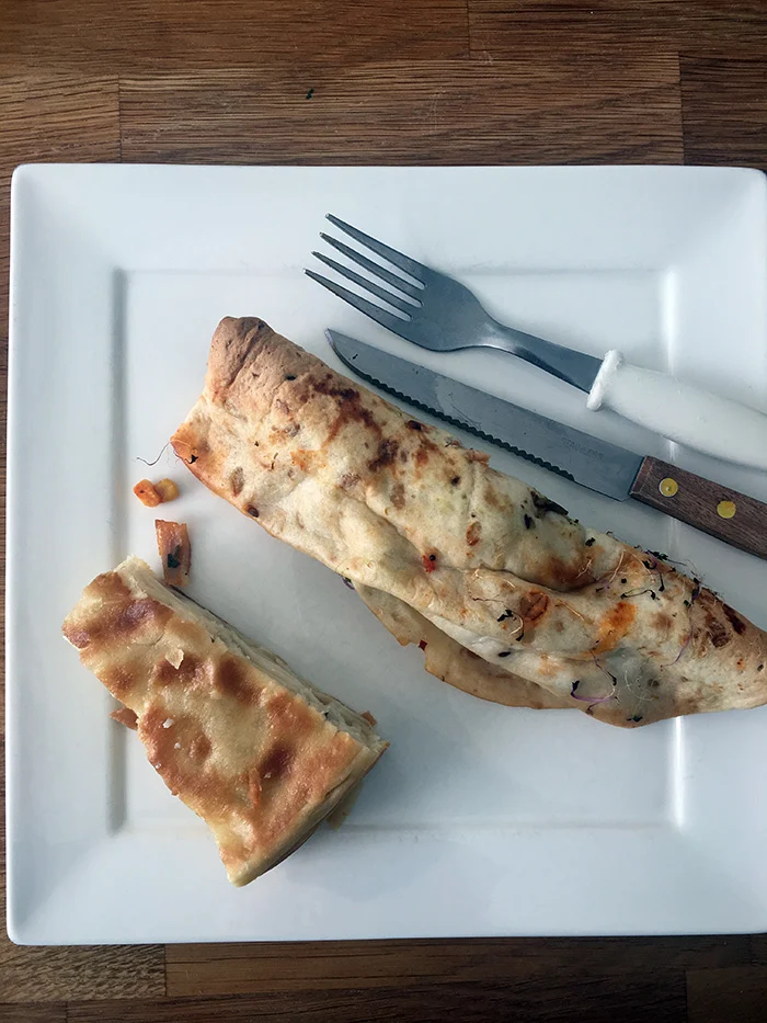 Sab's Eetoverzicht week 22/2017 5 groentewrap borek