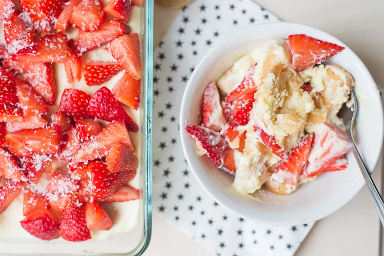 Limoncellotiramisu met verse aardbeien 3 Limoncellotiramisu