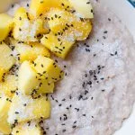 Kokosrijstepap met mango