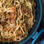 Vegan spaghetti bolognese