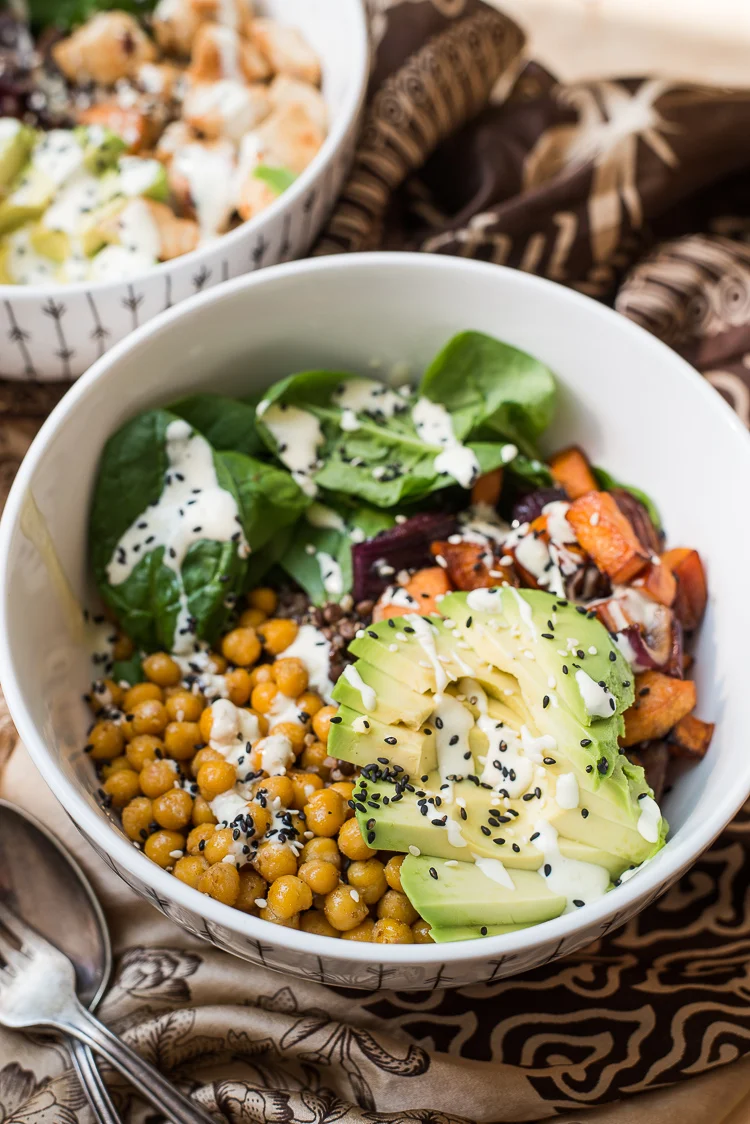 Buddha bowl recept met zoete aardappel en kikkererwten 1 Buddha bowl