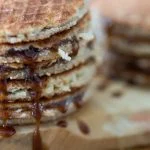 Homemade stroopwafels