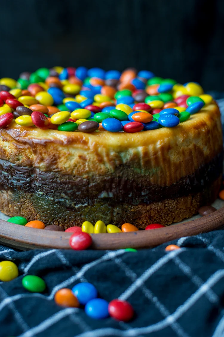M&M's Cheesecake 1 M&M's cheesecake