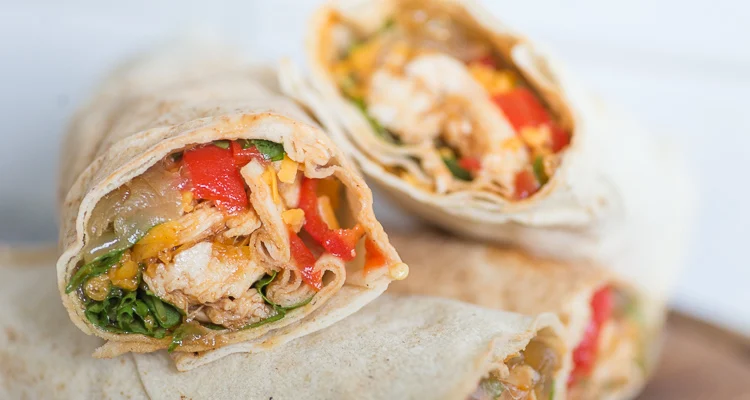 BBQ pulled chicken wraps 16 BBQ Pulled chicken wraps