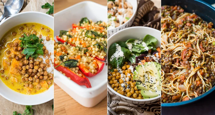 Vegan weekmenu, 7 dagen plantaardig dineren 12 plantaardig weekmenufeat
