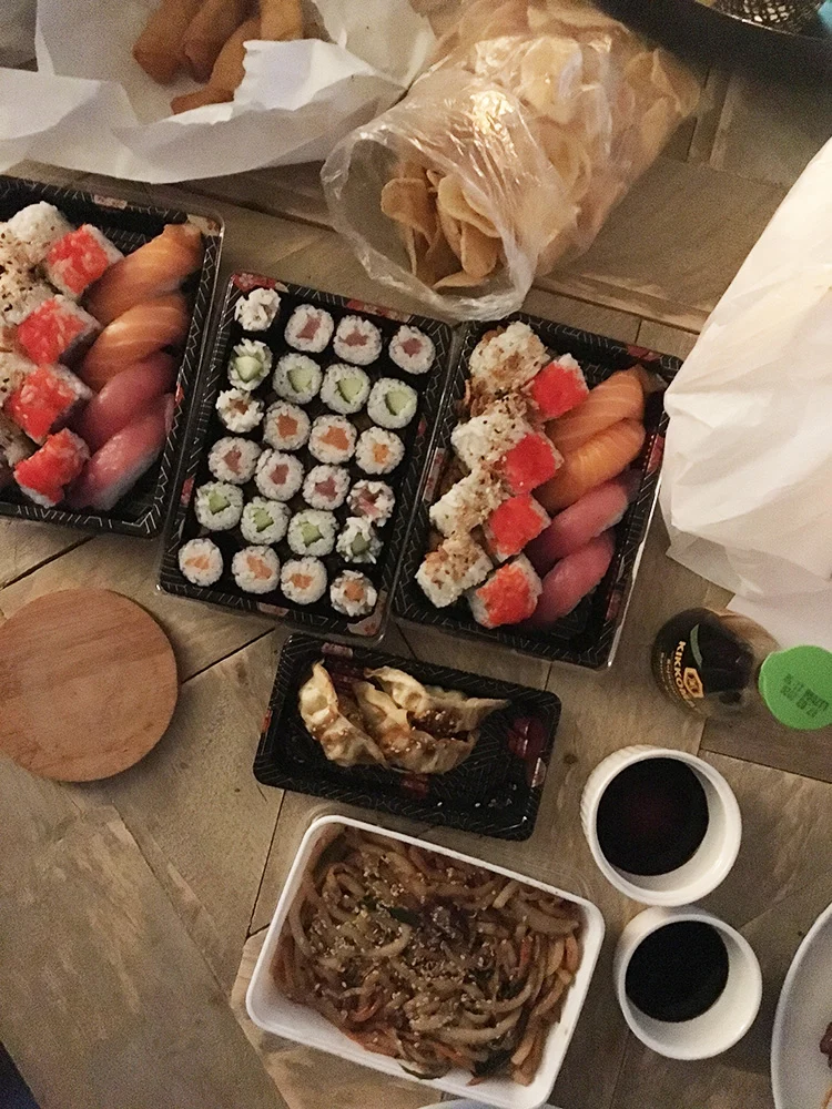 Sab's Eetoverzicht week 40/2017 2 sushi