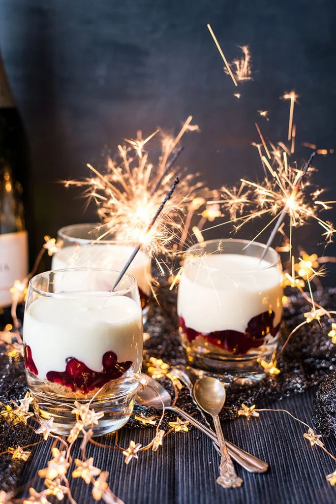 17x de lekkerste Kerst nagerechten 9 champagne cheesecakepotjes