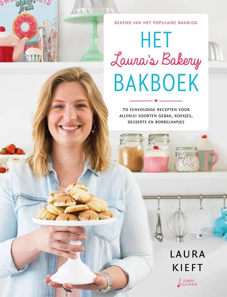 IJstaart met koffie en karamel 1 Laura's Bakery Bakboek