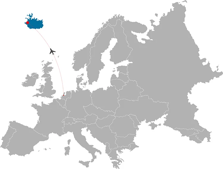 TRAVEL GUIDE | IJSLAND 5 IJSLAND map