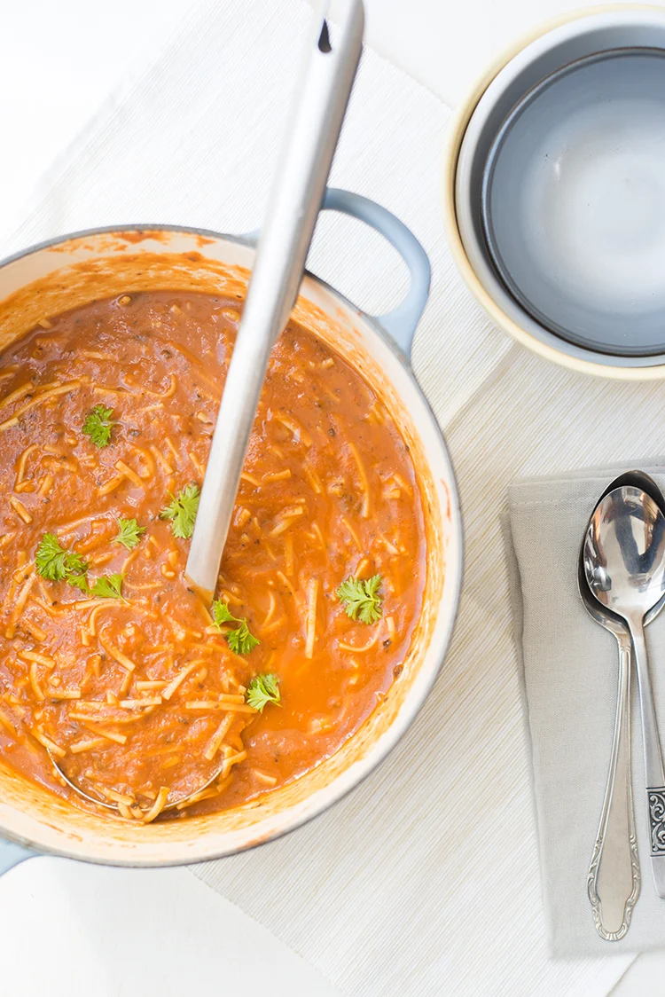 Mijn 10 OMF-favorieten: Soep 5 Geroosterde aubergine-tomatensoep