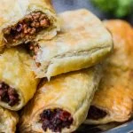 Vegetarische saucijzenbroodjes