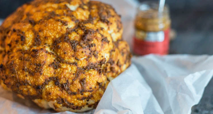 Hele geroosterde bloemkool in mosterdmarinade 14 Hele geroosterde bloemkool in mosterdmarinade