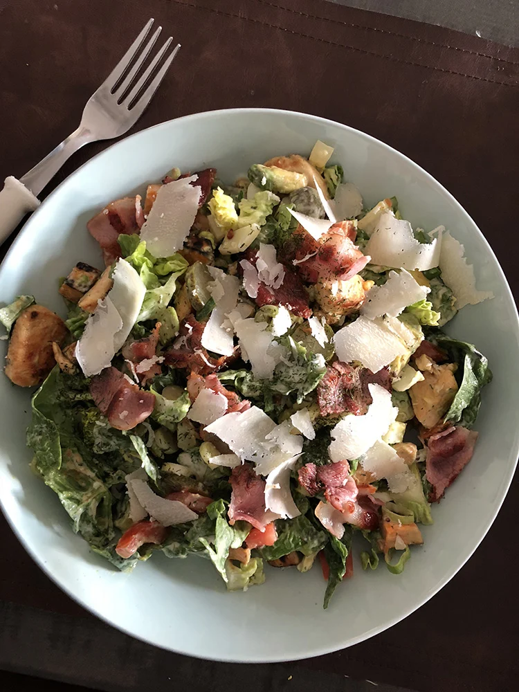 Sab's Eetoverzicht week 12/2018 4 zoete aardappelsalade