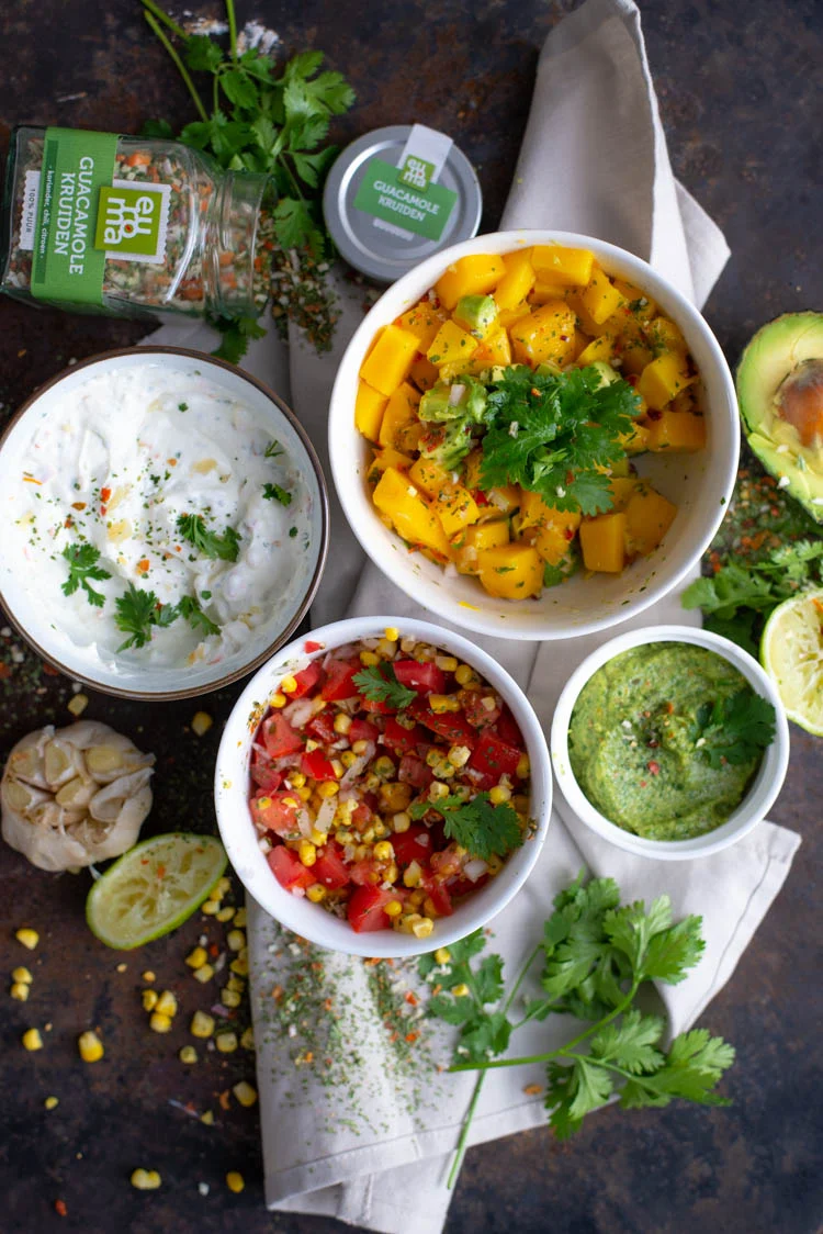 4x lekkere Mexicaanse dips 2 4x lekkere Mexicaanse dips