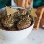 Italiaanse gehaktballetjes met pesto