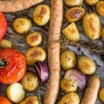 Traybake met worstjes