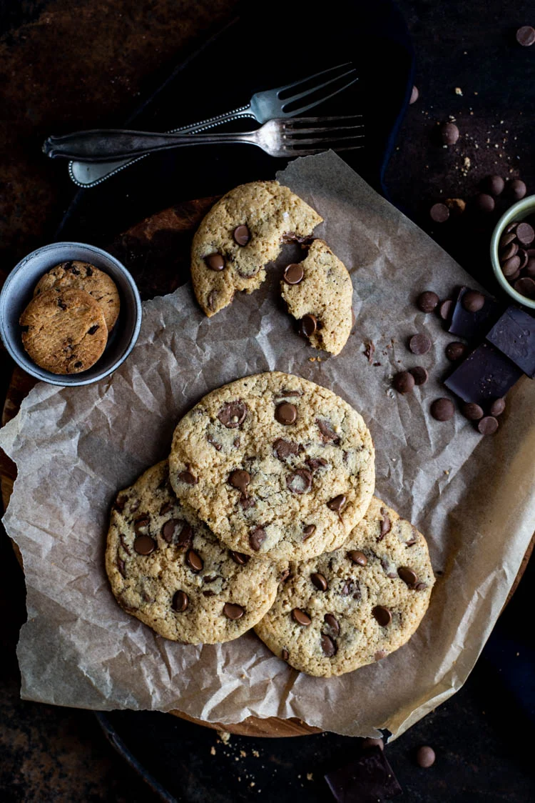 Chewy vegan chocolate chip cookies 2 Vegan chocolate chip cookies