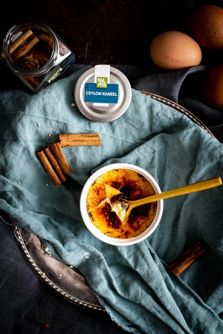 3x variaties op crème brûlée 5 creme brulee met kaneel