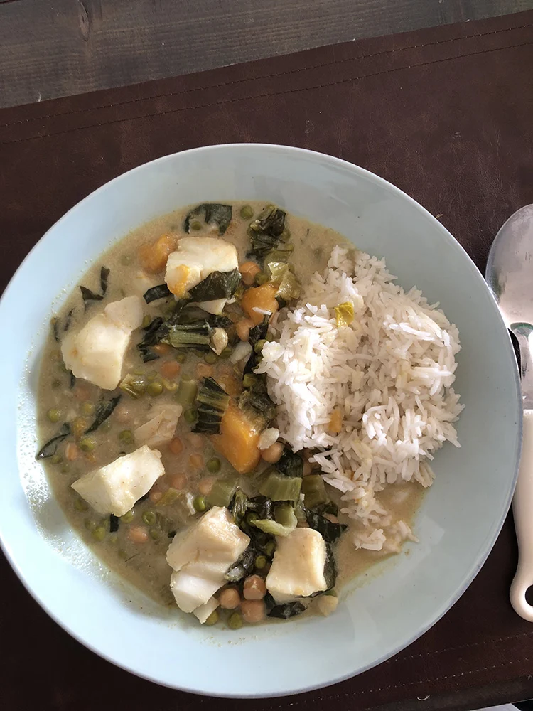 Sab's Eetoverzicht week 18/2018 6 groene curry