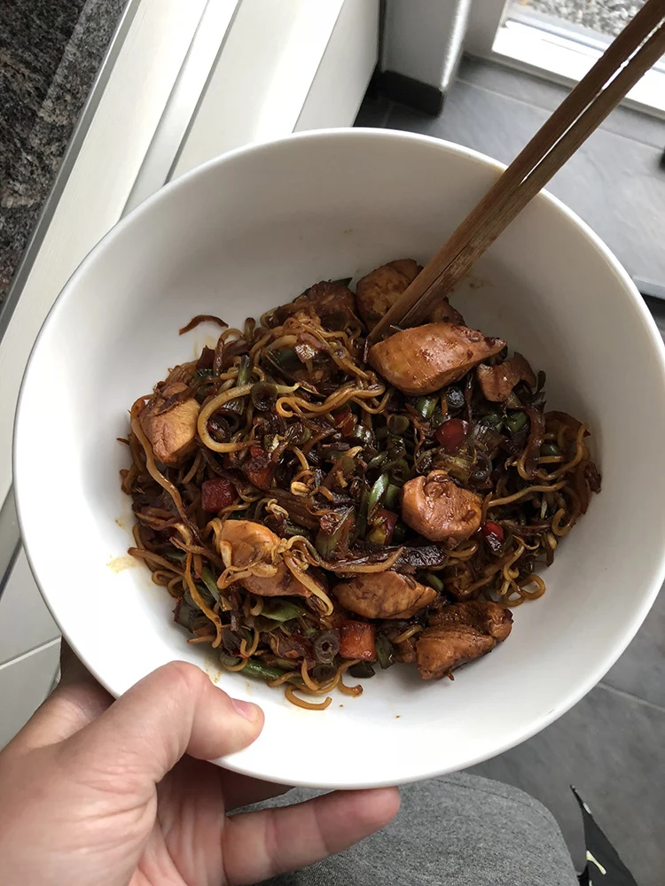 Sab's Eetoverzicht week 18/2018 4 woknoedels