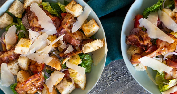 BLT salade met ciabattacroutons 12 BLT salade met ciabattacroutons