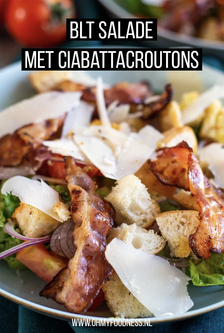 BLT salade met ciabattacroutons 2 BLT salade met ciabattacroutons