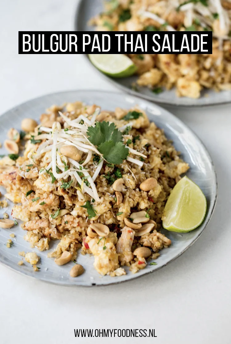 Bulgur Pad Thai Salade 2 Bulgur Pad Thai Salade