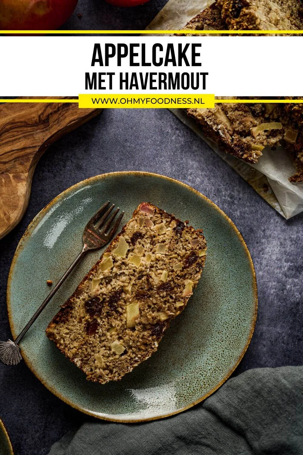 appelcake met havermout