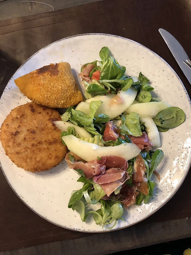 Sab's Eetoverzicht week 22/2018 3 ham meloensalade