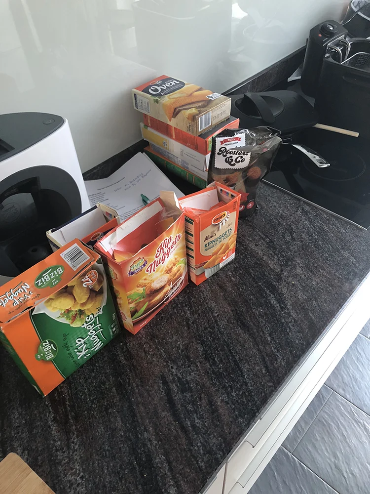 Sab's Eetoverzicht week 22/2018 4 kipnuggets