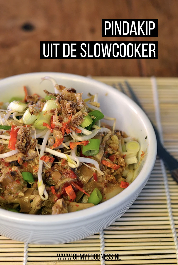 Pindakip uit de slowcooker 2 Pindakip uit de slowcooker