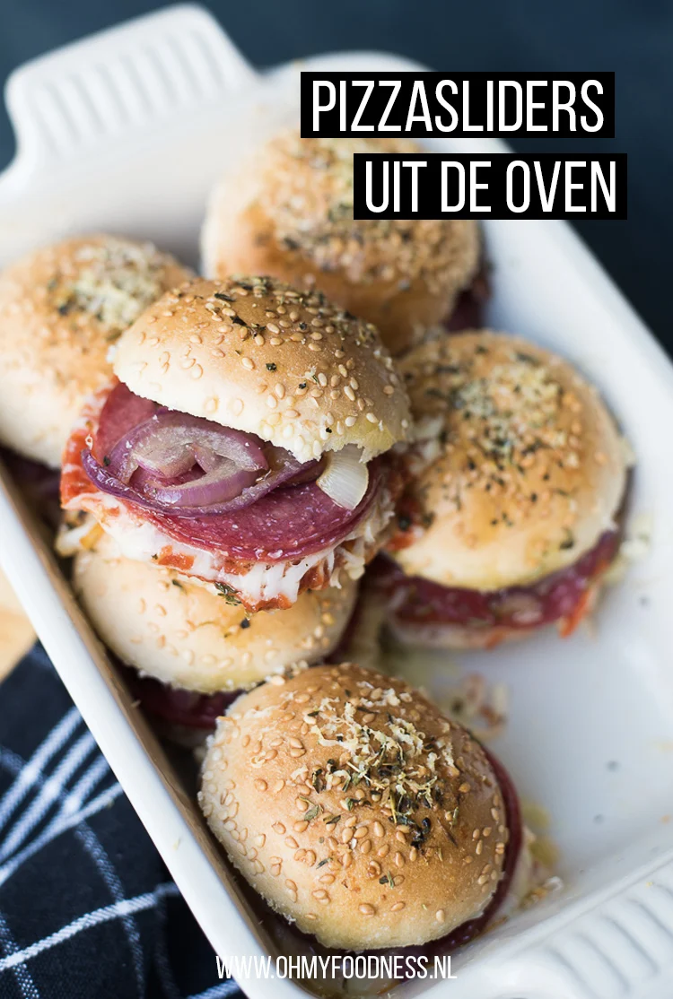 Pizzasliders uit de oven 3 Pizzasliders uit de oven