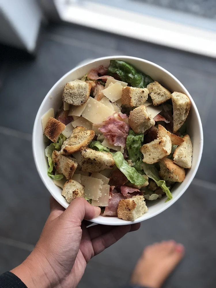 Sab's Eetoverzicht week 26/2018 1 caesar salad